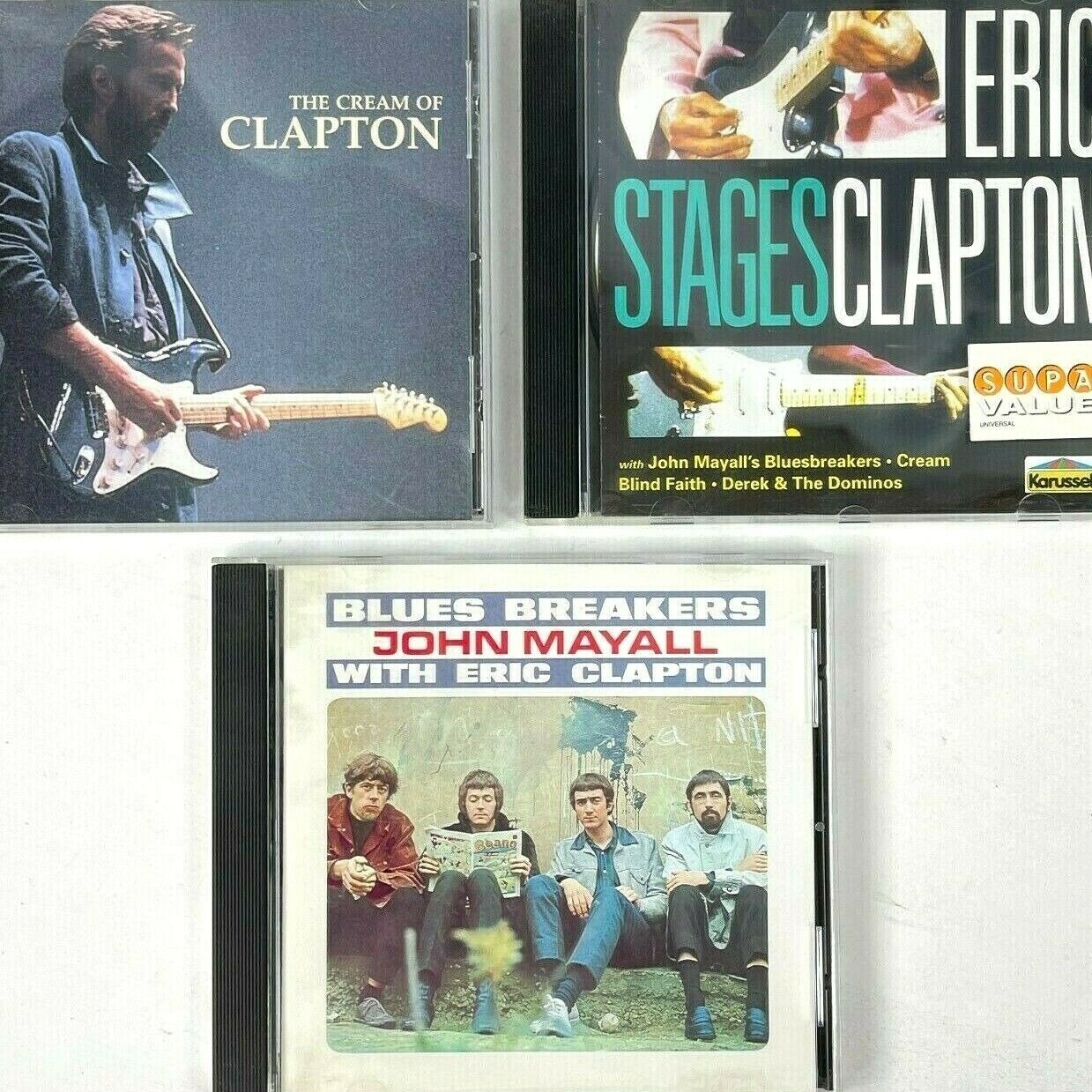 Eric Clapton Playing Guitar  8x10 Glossy Photo