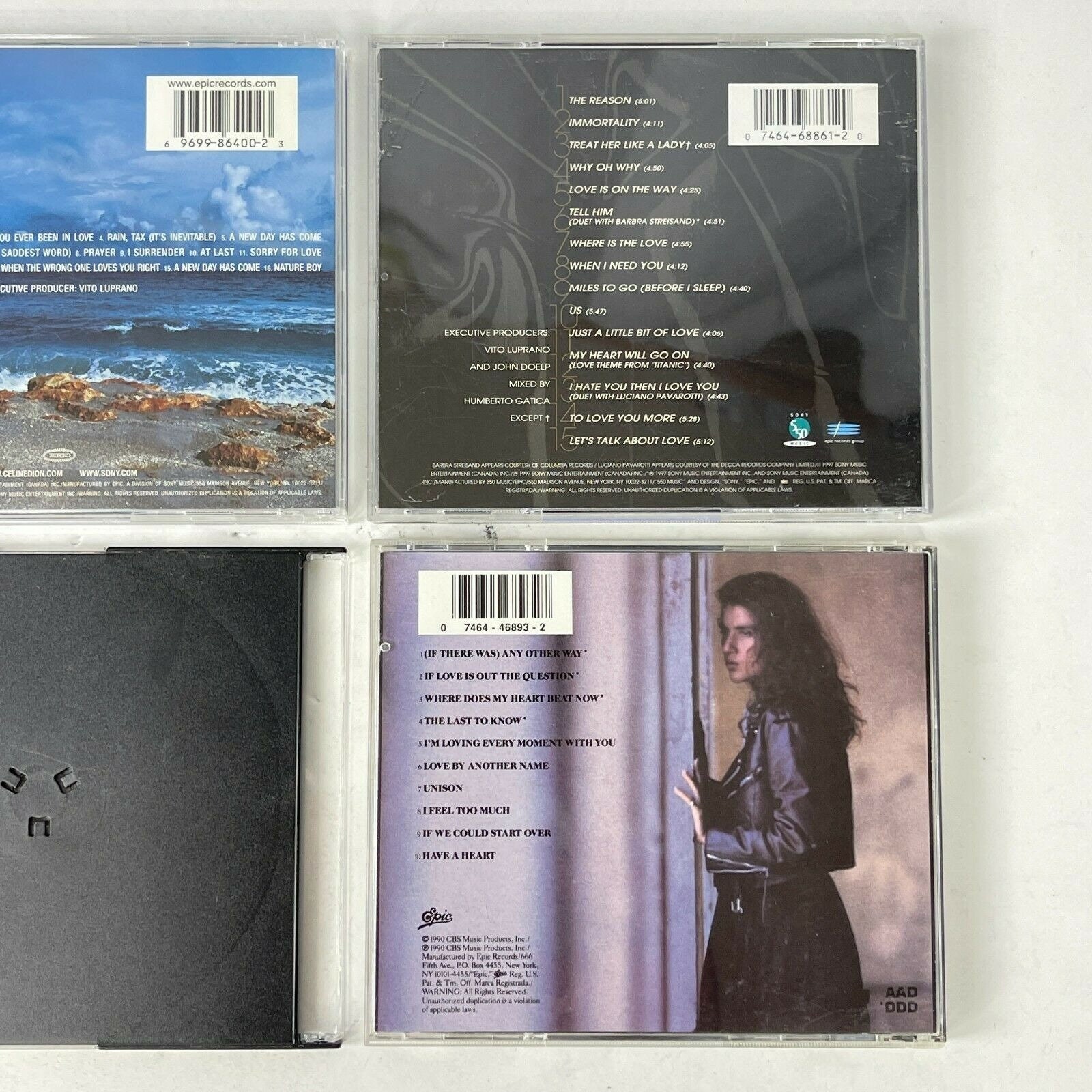 セリーヌ・ディオンCD ８枚セット Celine Dion 6 CD Lot + VIP Concert Pass Unison Collectors