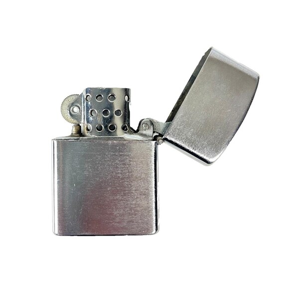 Golden Bell Japan Vintage Flip Top Cigarette Lighter Not Working Brushed  Steel EDC