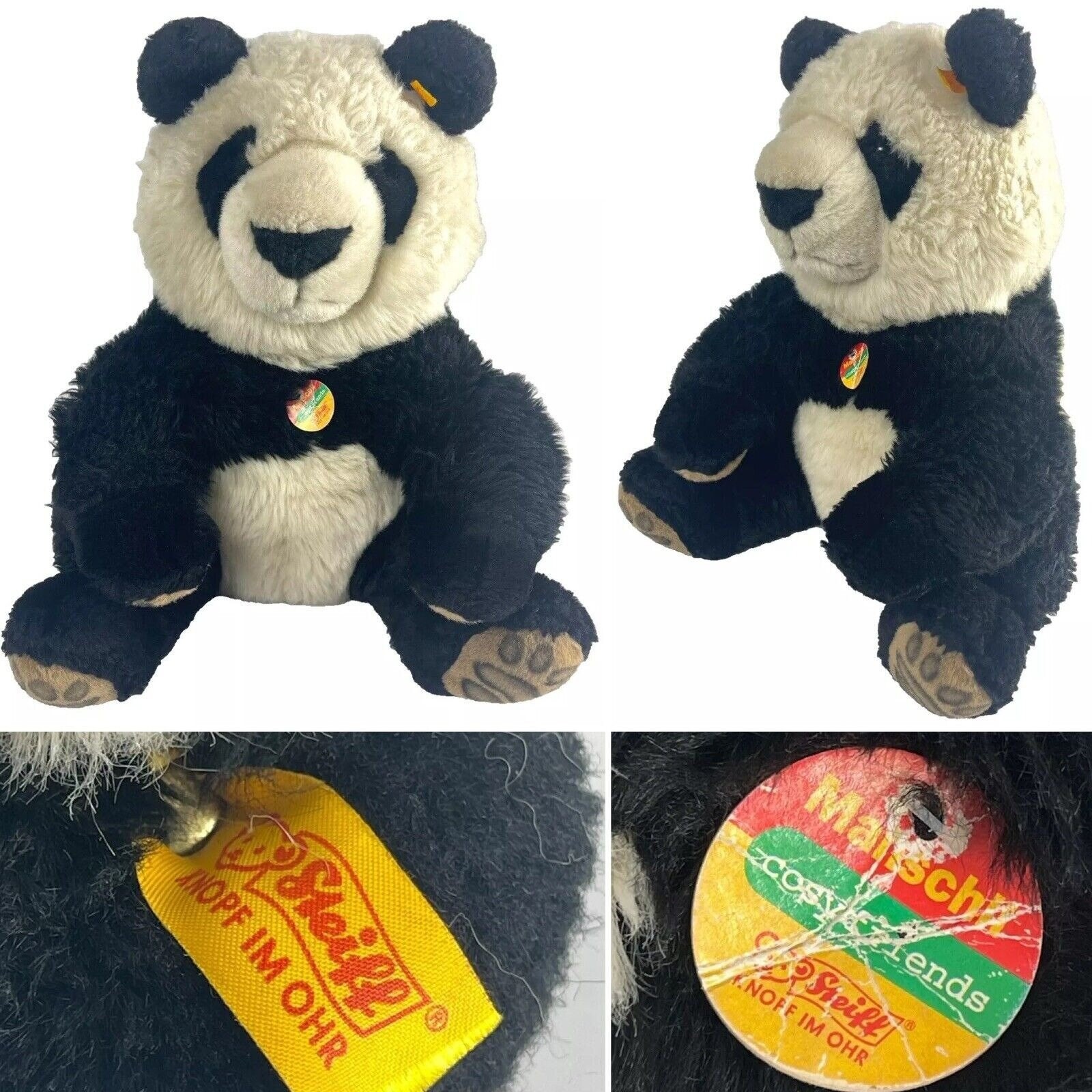 ヴィンテージ　テディベア　パンダベア Steiff panda bear - Etsy 日本