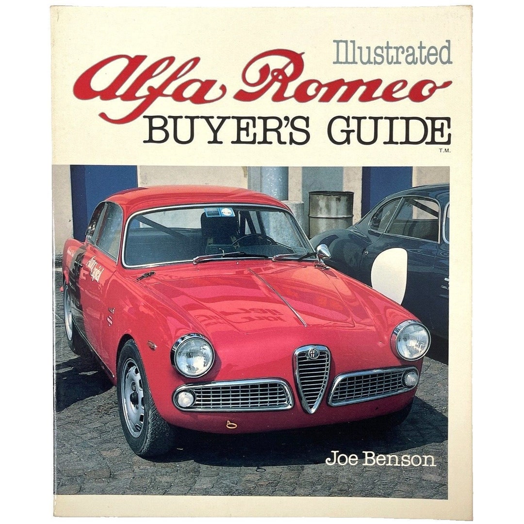 Alfa Romeo Illustrated Buyers Guide Pb Book Joe Benson 1983 Motorbooks