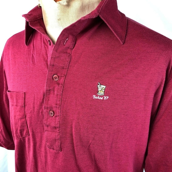 Vintage Longs Drugs RX Pharmacy Employee XXL Pocket Polo Golf