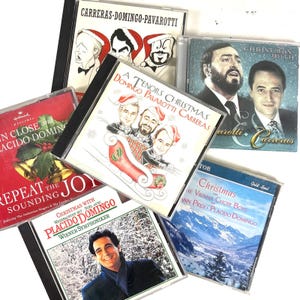 Pavarotti Domingo Carreras Opera Christmas 6 CD Bundle Vienna Boys Glenn Close 1988-1999