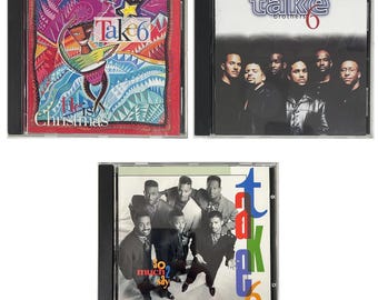 Take 6 3 CD Bundle Much 2 Say He Is Christmas + Brothers Soul Gospel R&B 1990-1995