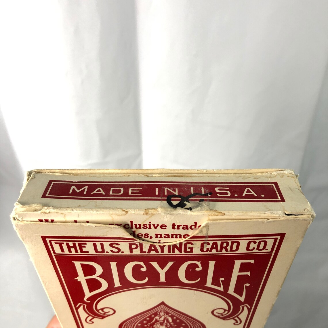 Vintage Big Bicycle 8082 Jumbo Playing Card Deck Red Ohio USA No UPC