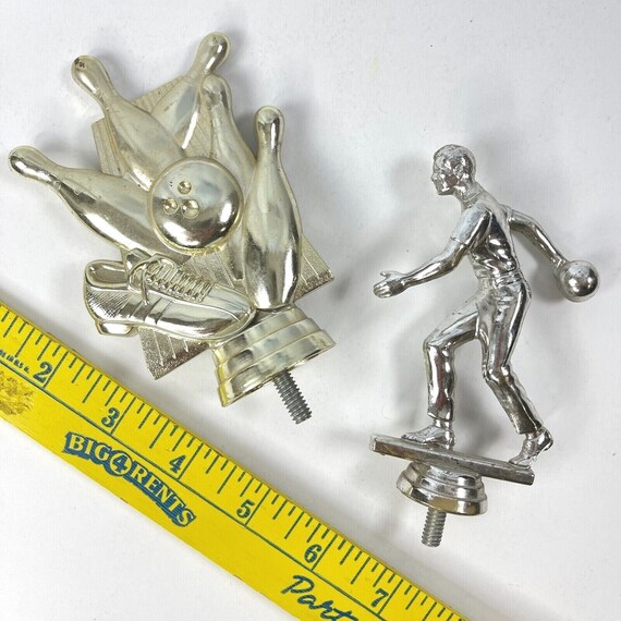 ボウリング 2 ヴィンテージ トロフィー 賞品 トッパーパーツ バンドル 