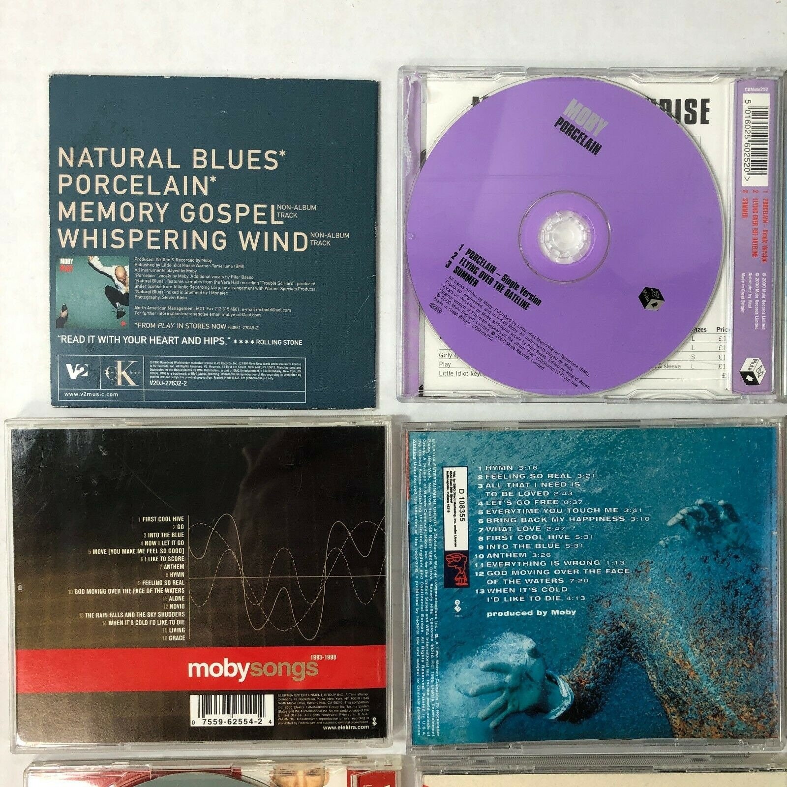 Moby 13 CD Bundle Hits 007 Revolver CK Promos Hotel