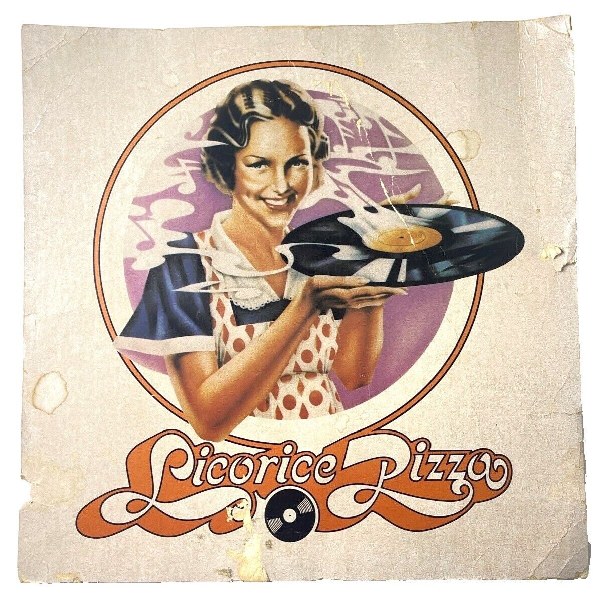 Licorice Pizza Vintage Logo Flat From Indie Record Store