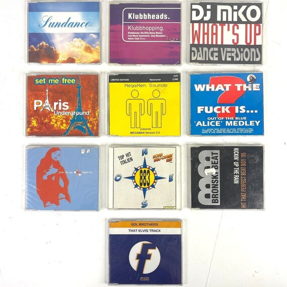 ZYX Music 11 Import CD Maxi Single Bundle 90s-y2k House Dance