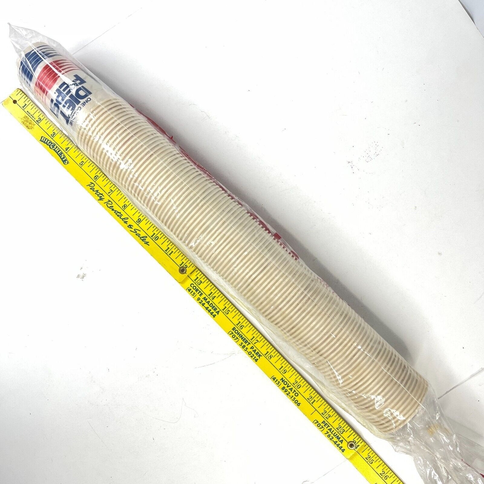 Pepsi Diet Vintage Wax Paper Cups 100 Pack 1980s Sweetheart Cold Drink ...