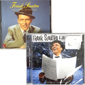 Frank Sinatra 2 Christmas CD Bundle Holiday Classics 1993 + A Jolly Xmas Remastered