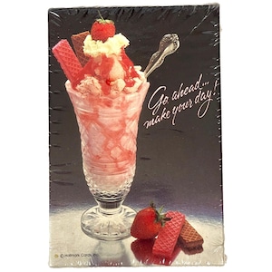 Springbok Hallmark-kaarten Ice Cream Sundae Vintage puzzel 100 stuks, 7 x 10 inch, Make Your Day, gemaakt in de VS