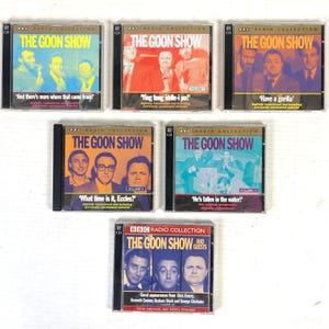 The Goon Show 6 Double CD Bundle BBC Radio Collection UK Goons 50s Comedy Radioplay Peter Sellers
