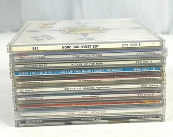 ZYX Music 11 Import CD Maxi Single Bundle 90s-y2k House Dance