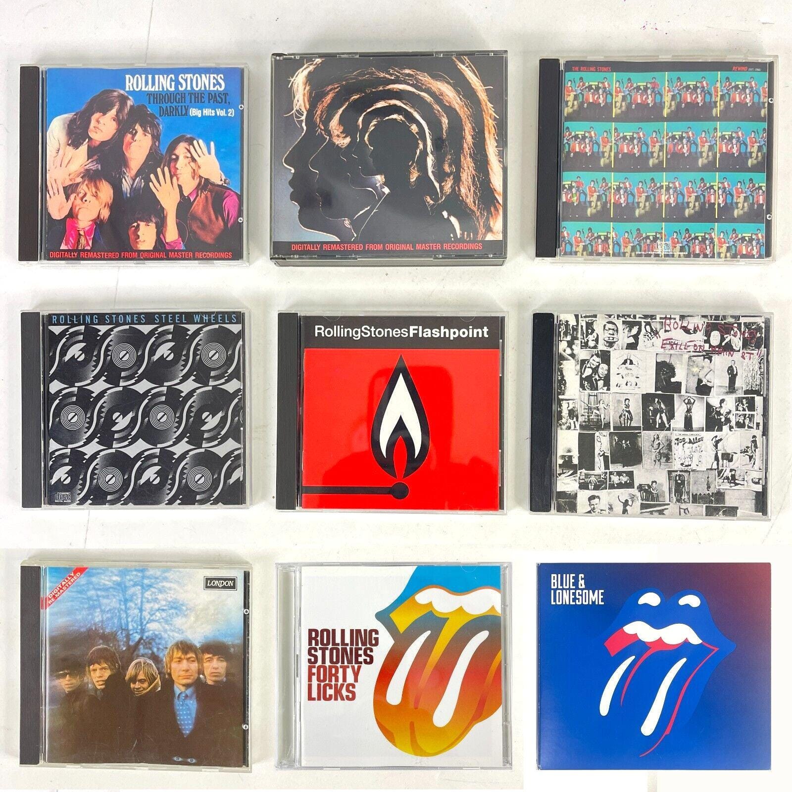The Rolling Stones CD まとめ Rolling Stones 10 CD + Wyman Book Lot Between Buttons Exile Main