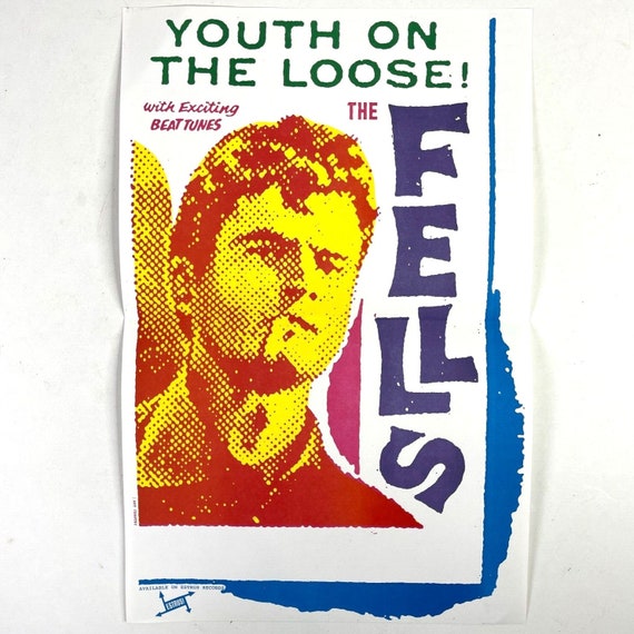 The Fells Youth on the Loose Estrus Garage Art Chantry Vintage