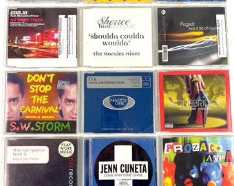 DJ House Music 12 Import CD Maxi Single Bundle 90s-y2k Dance Remix