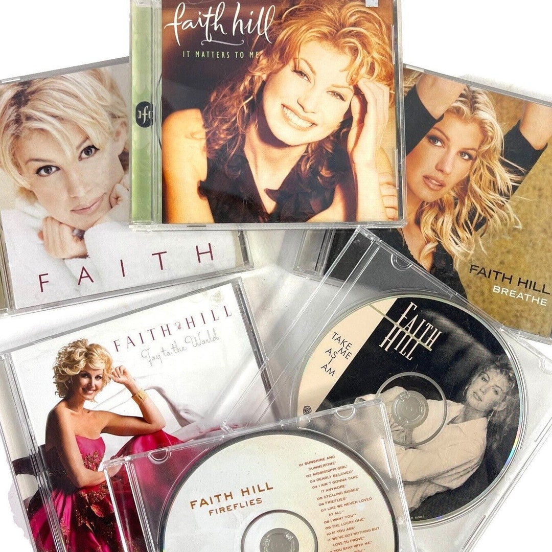 Faith Hill 6 CD Bundle Take Me as I Am Matters Fireflies Breathe