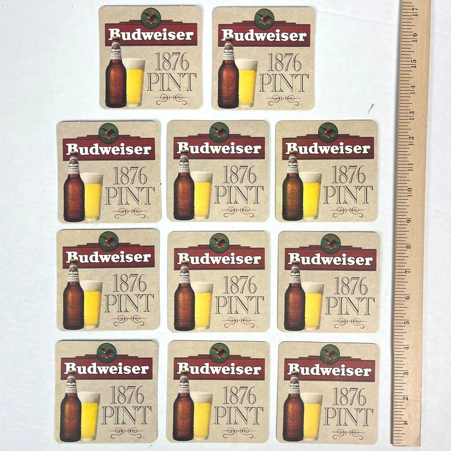 Budweiser 1876 Pint 11 Vintage Beer Pub Coaster Bundle Anheuser