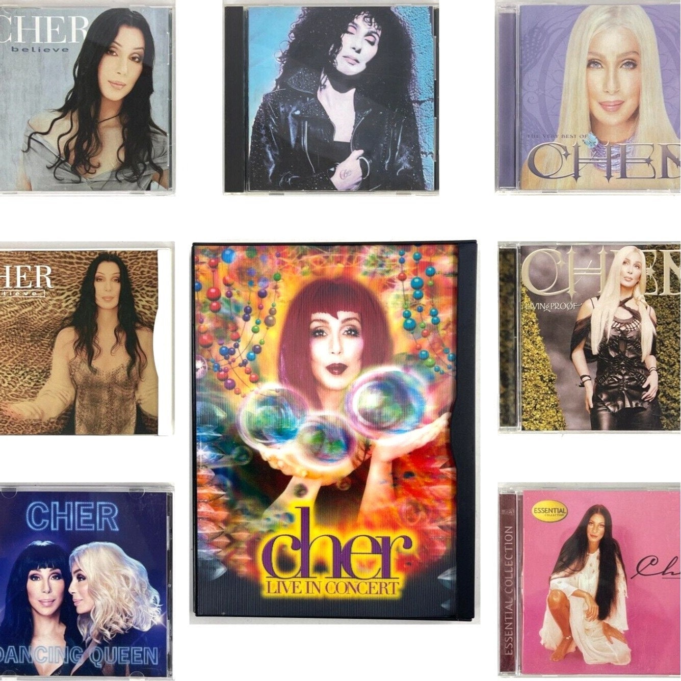 Cher 8 CD Live Concert DVD Bundle Best Hits Collection Living Proof Dancing Queen Believe Power of Love - Etsy Cher 8 CD Live Concert DVD Bundle Best Hits Collection Living Proof Dancing Queen Believe Power of Love - Etsy