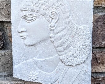 Assyrian Musuri Kings Persian Persepolis  relief art Wall Sculpture 14" www.Neo-Mfg.com