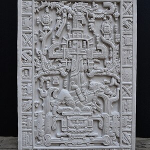 History Aztec Mayan Sarcophagus of King K’inich Janaab’ Pakal Wall ...