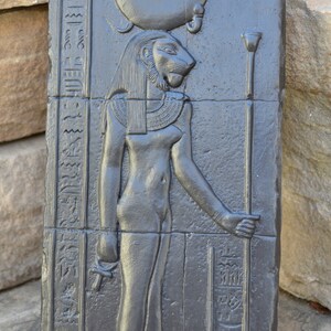 History Egyptian Sekhmet Kom Ombo Temple Sculptural Wall Relief Www.neo ...