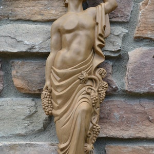 Roman Greek Wine Bearer Figure Sculptural Wall relief www.Neo-Mfg.com 18 tall image 10