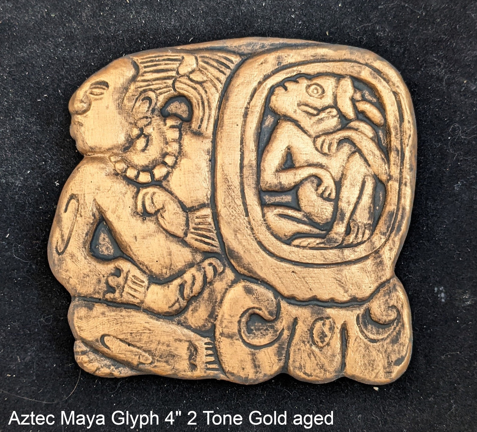Aztec Mayan Glyph Wall Plaque Fragment Relief Www.neo-mfg.com 4