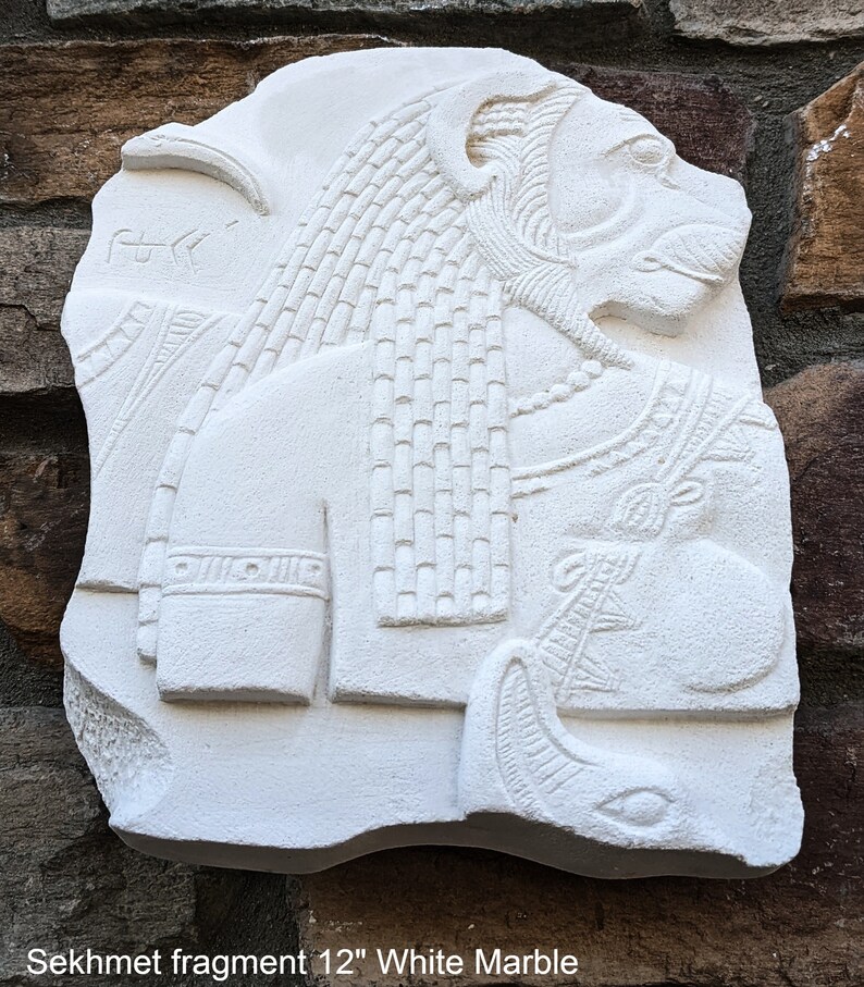 History Egyptian Sekhmet Kom Ombo Temple Sculptural Wall Relief Www.neo ...