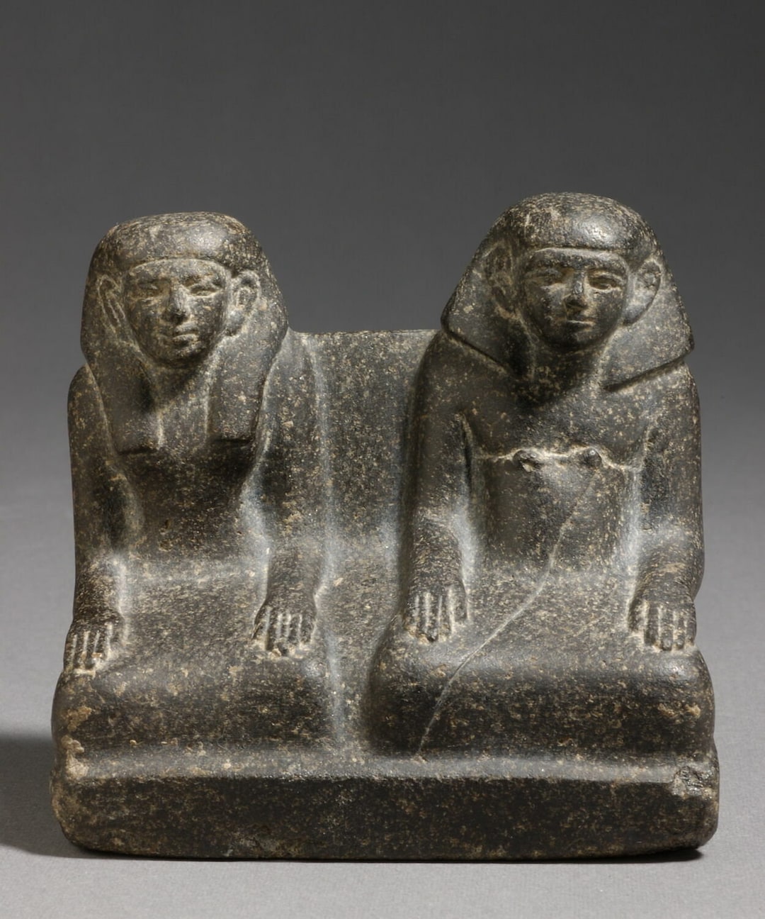 History Egyptian Kneeling Couple Statue Sculpture Museum Reproduction ...