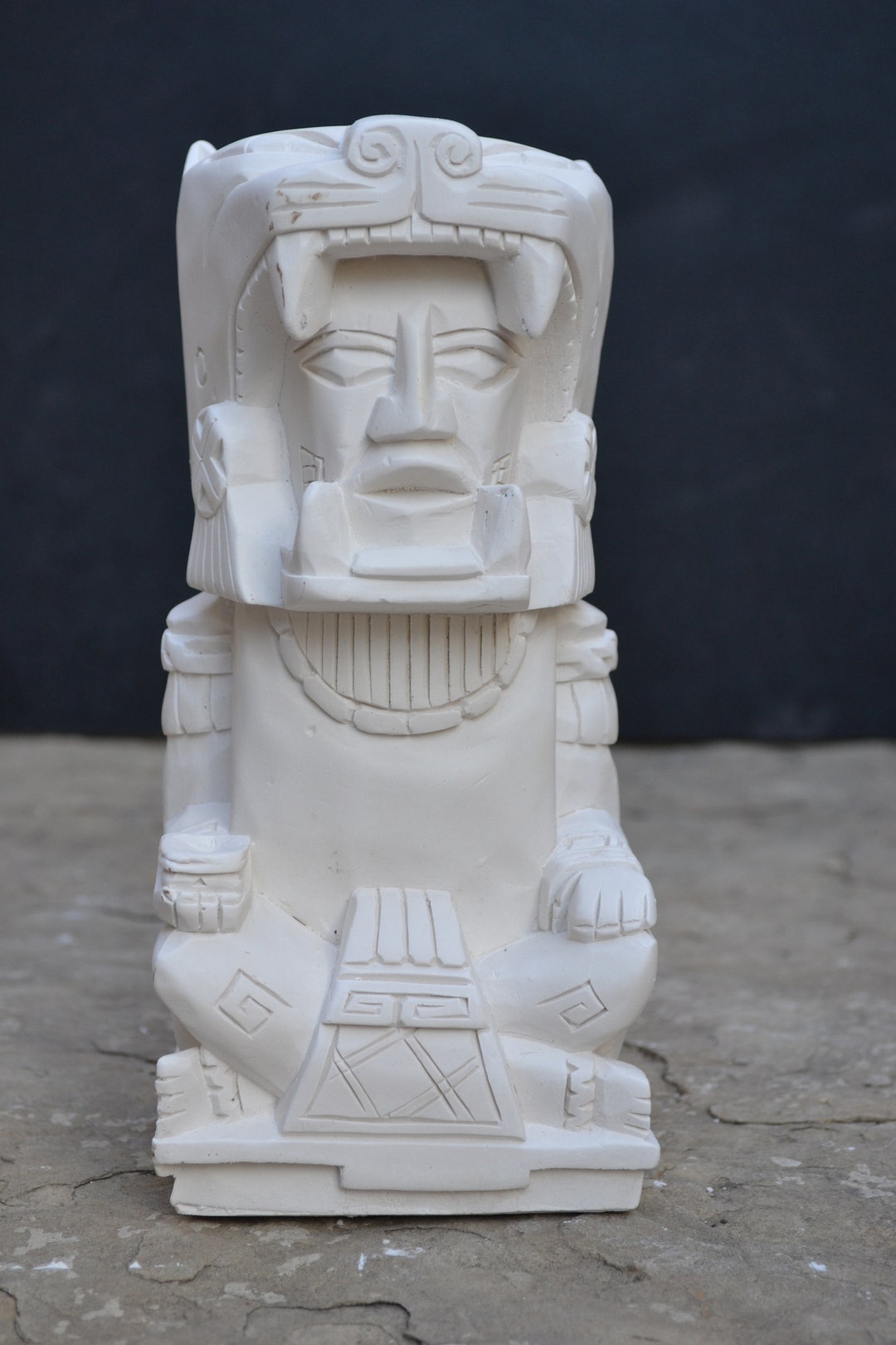 Aztec Mayan Idol Great Jaguar Statue Sculpture Etsy