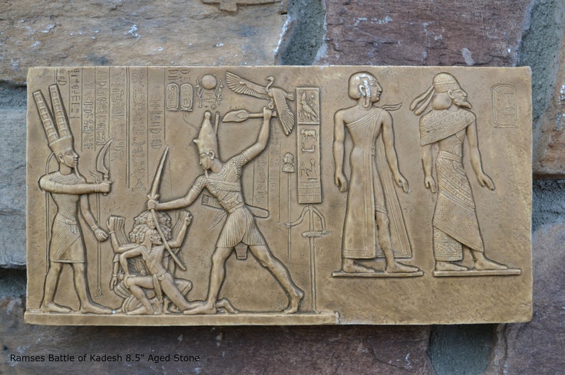 Egyptian Ramesses Ramses Smiting Enemies Battle Of Kadesh Etsy