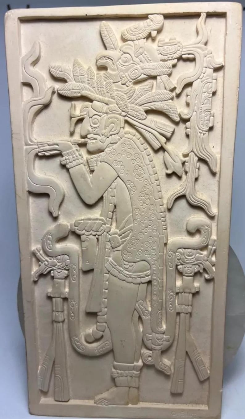 Aztec Maya Mesoamerica Rain God Plaque Wall Sculpture Statue Www.neo ...
