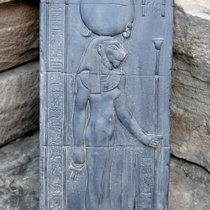 History Egyptian Sekhmet Kom Ombo Temple Sculptural Wall Relief Www.neo ...