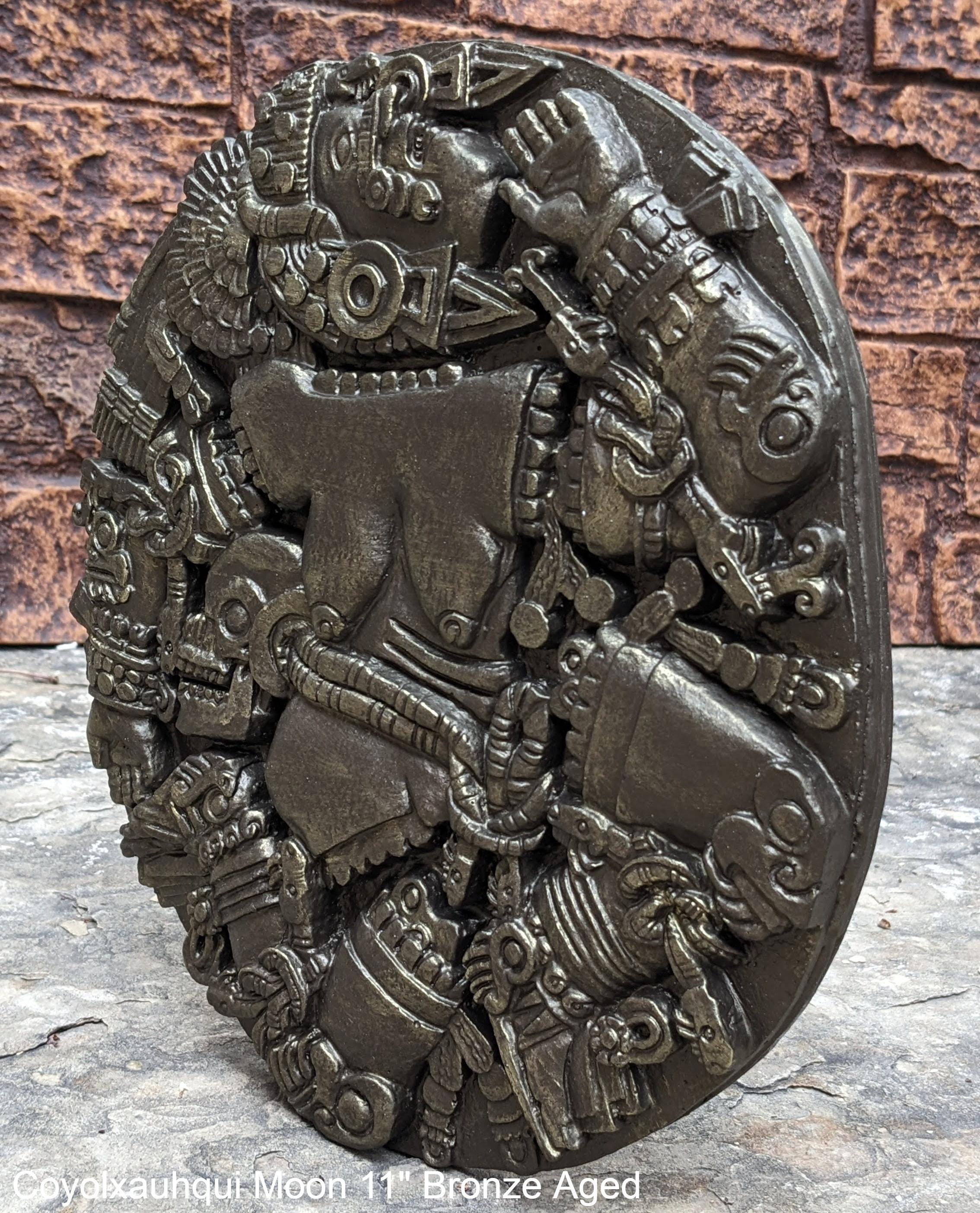 History Aztec Maya Artifact Coyolxauhqui Moon Goddess Wall Relief
