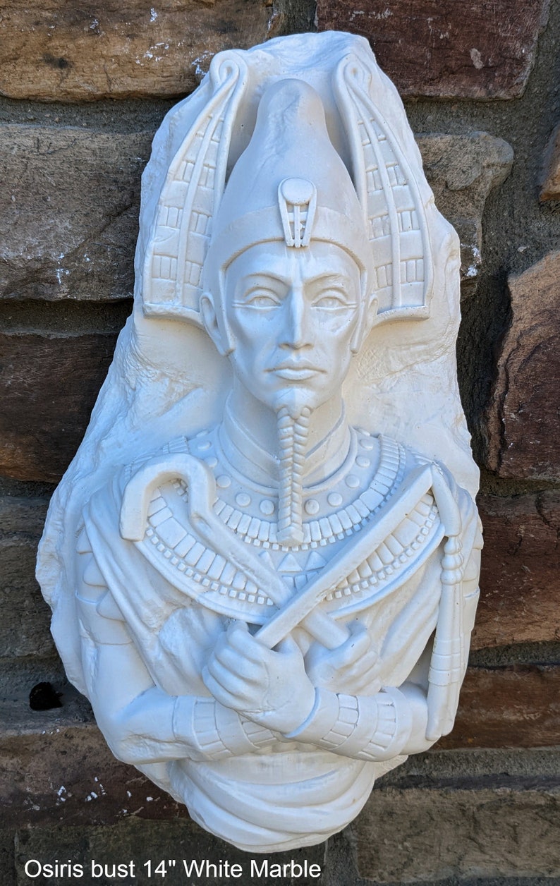 Egyptian Osiris Fragment Torso Sculptural Wall Relief Bust Www.neo-mfg ...