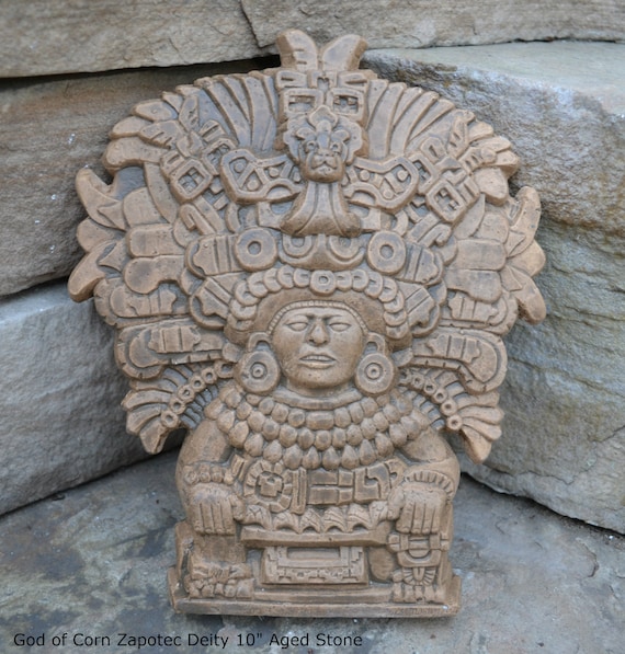 History Aztec Maya Mesoamerica God Of Corn Zapotec Deity Vessel Wall Plaque Relief Sculpture Wwwneo Mfgcom 10 - 
