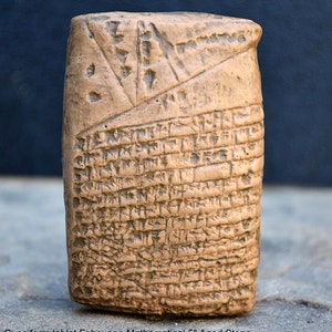 Sumerian Cuneiform tablet Eshnunna Mathematical Sculptural reproduction plaque www.Neo-Mfg.com 5 Museum reproduction C1 image 3