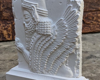 Historical Assyrian Shedu Persian winged bull Guardian of Persepolis relief sculpture ancient replica Sculpture www.Neo-Mfg.com 6.5"
