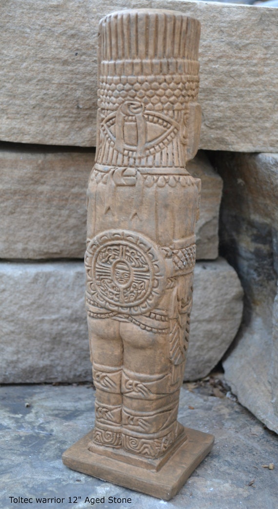 WAIL 「Neo Ancient」 History Toltec Warrior Mesoamerican MAYAN AZTEC Sculptural Statue
