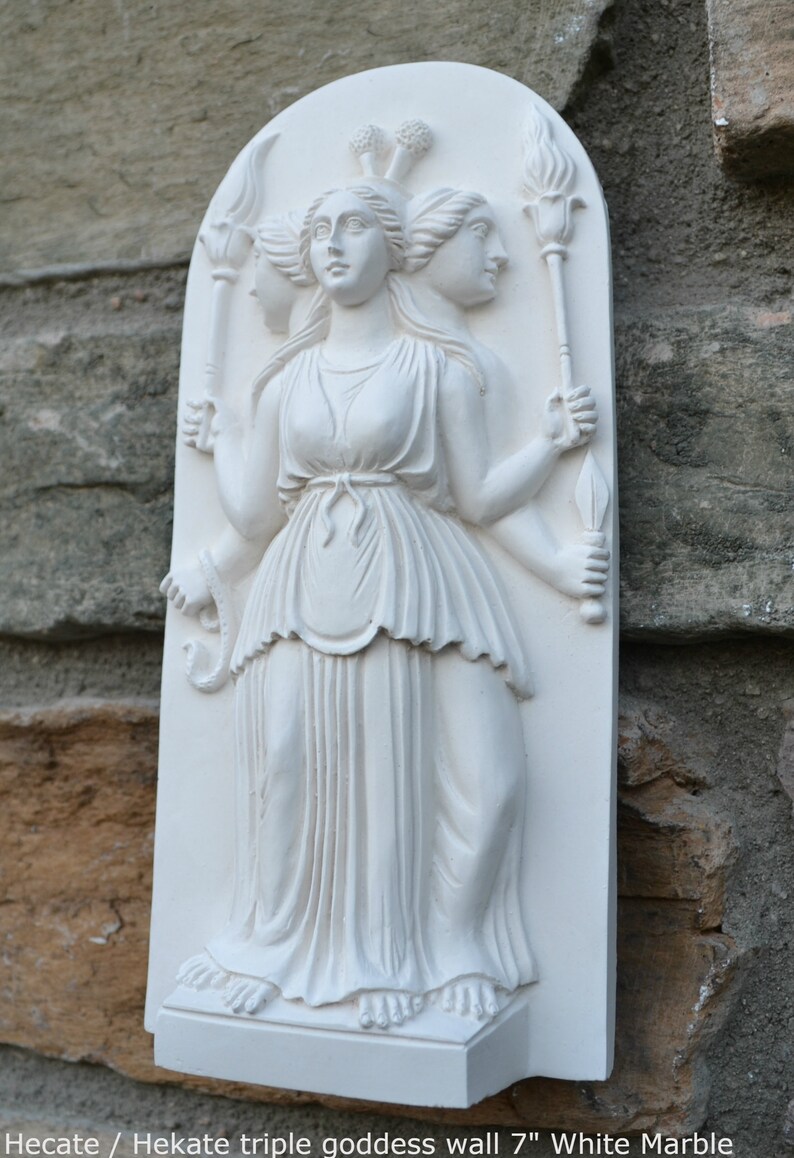 Hecate or Hekate triple goddess wall Sculpture www.Neo-Mfg.com image 9