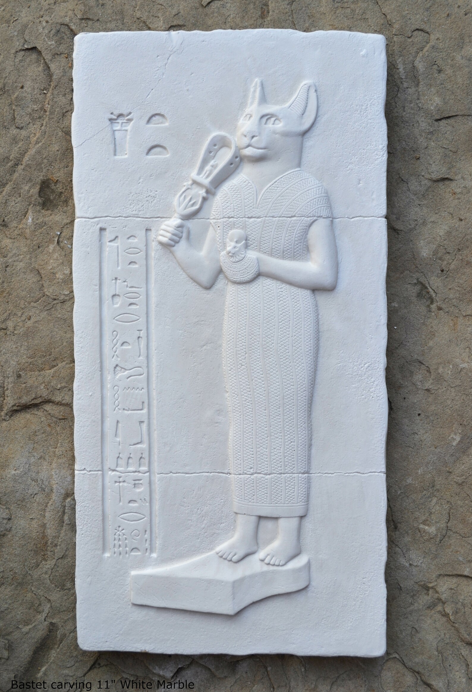 History Egyptian Bastet Sculptural Wall Relief Www.neo-mfg.com - Etsy