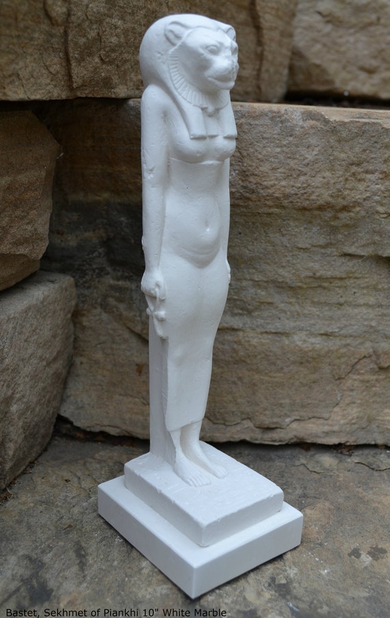 Sekhmet Og Bastet SEKHMET(Egyptian The Lion Goddess) Standing Holding