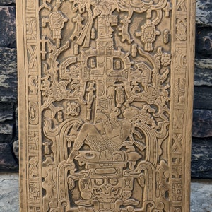 History Aztec Mayan Sarcophagus of King K’inich Janaab’ Pakal Wall ...