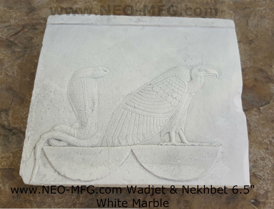Stèle égyptienne Antique Rare - Œil De Ra, Nekhbet Et Wadjet - Pierre Ancienne De Louxor
