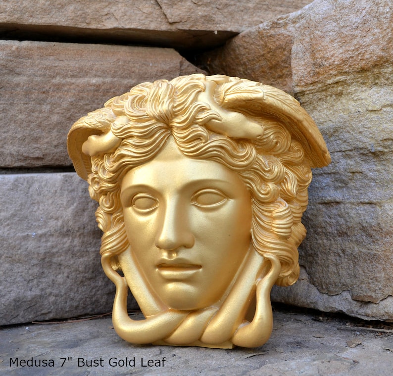 History Medusa Versace Rondanini Bust Design Artifact Carved Etsy