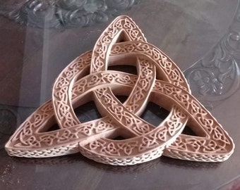 Celtic decor Trinity Knot triquetra Wall Plaque sculpture Irish www.Neo-Mfg.com 14.5"