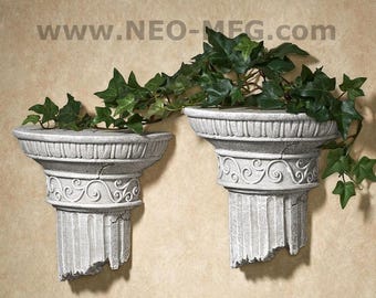 Roman Greek Wall Column plaque Fragment relief www.Neo-Mfg.com 8" each