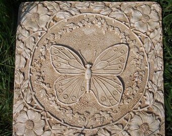 Nature Butterfly Sculptural wall relief Wall plaque www.Neo-Mfg.com 10.5"